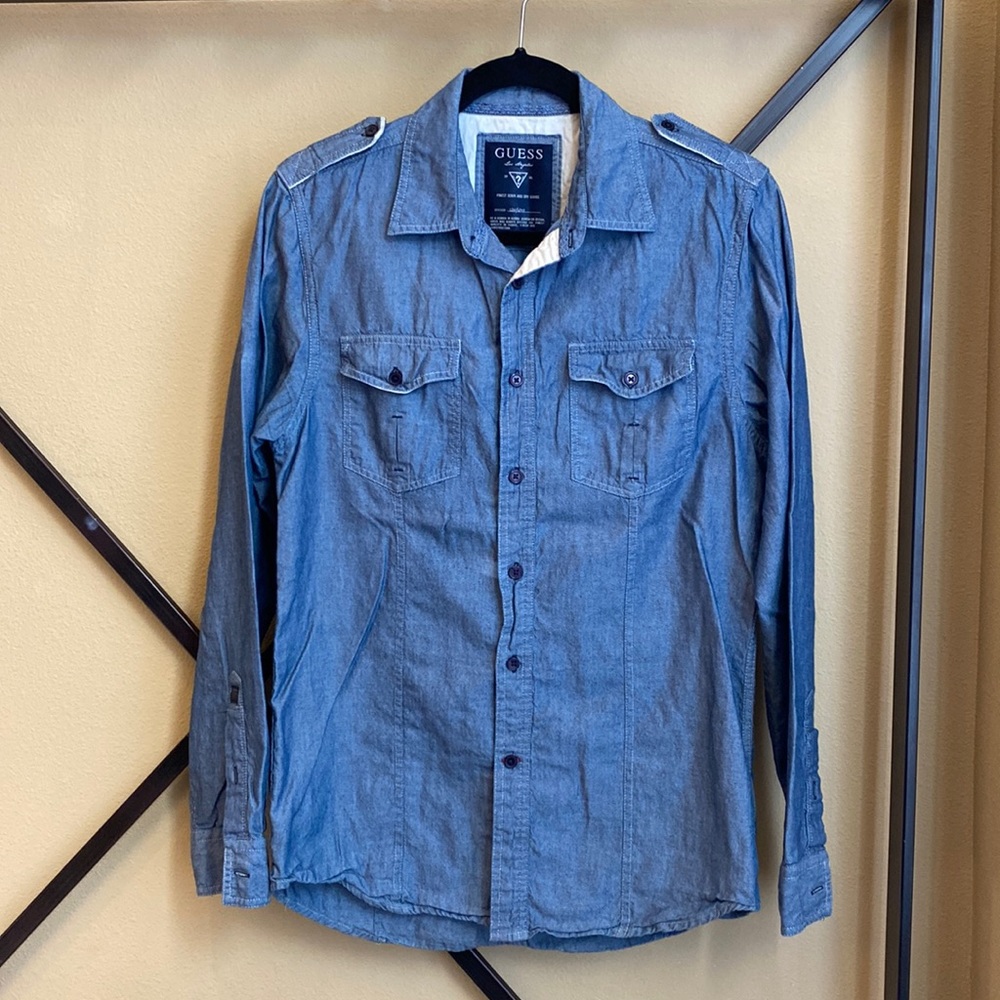 Guess button down shirt